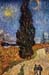 The Cypress Road by Van Gogh