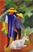 Children with goat by August Macke
