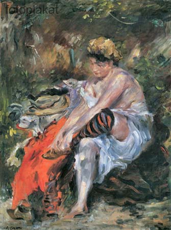 After the Bath by Lovis Corinth