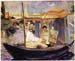 Claude_Monet_dans_son_bateau_atelier_1874 by Manet