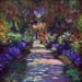 Garden at Giverny by Monet