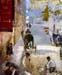 Road workers, rue de Berne (detail) by Manet