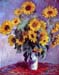 Still Life with Sunflowers by Monet