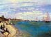 The Beach at Sainte Adresse by Monet