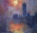 The Houses of Parliament, Sunset by Monet