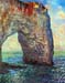 The rocky cliffs of Etretat (La Porte man) [2]