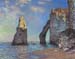 The rocky cliffs of Etretat by Monet