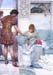 A quiet greeting by Alma-Tadema